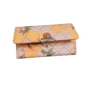 GIANI BERNINI - Trifold Lemon Print Wallet (Brand New)